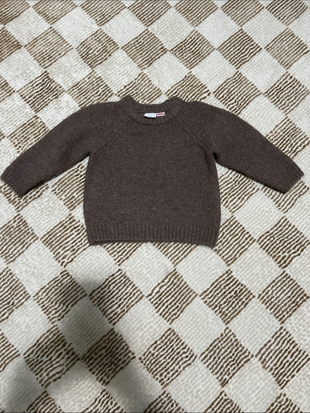 Zara Toddler Brown Crewneck Sweater